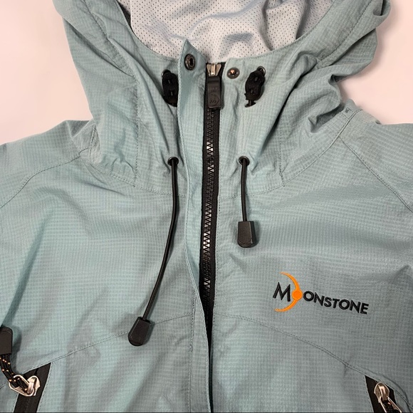 Moonstone Rain/ wind resistant Hooded, vented Women's Jacket SMALL - Picture 11 of 11